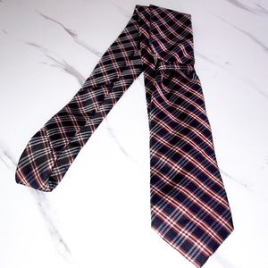 NEW Tommy Hilfiger plaid tie red